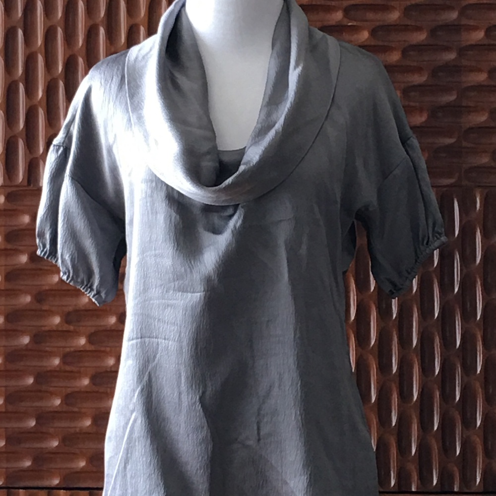 Silk Short Sleeve Blouse
